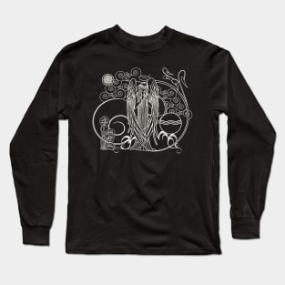 Beardsley Praying Angel Long Sleeve T-Shirt